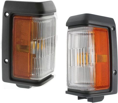 مجموعة مصابيح زاوية Garage-Pro متوافقة مع Nissan Pathfinder 1988-1995، D21 1988-1989 للسائق والهالوجين الجانبي للركاب، مع لمبة (مصابيح) in Saudi Arabia