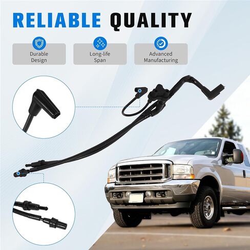 F81Z-7A784-BB Vacuum Reservoir Tube Assembly Compatible with 1999-2007 Ford F-250 F-350 F-450 F-550 Super Duty,2000–2005 Excursion 5.4L 6.0L 6.8L 7.3L in Kuwait