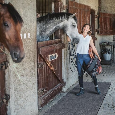 48" W x 72" L x 0.75" T Utility Mat Heavy Duty Rubber Utility Mat for Gym Floors, Garages, Stables, Indoor & Outdoor Use (ACKLAND) in Saudi Arabia