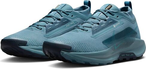 Nike Pegasus Trail 5 Gore-TEX Men's Waterproof Trail Running Shoes (FQ0908-005, Smokey Blue/Light Silver/Armory Navy/Smokey Blue) Size 6.5 in Saudi Arabia