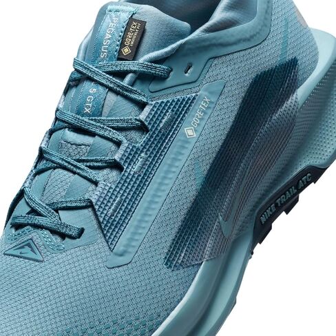 Nike Pegasus Trail 5 Gore-TEX Men's Waterproof Trail Running Shoes (FQ0908-005, Smokey Blue/Light Silver/Armory Navy/Smokey Blue) Size 6.5 in Saudi Arabia