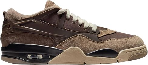 حذاء Air Jordan 4 RM للرجال (حجر حديدي/بني باروكي/عظم فاتح/زيتوني متوسط) in Saudi Arabia