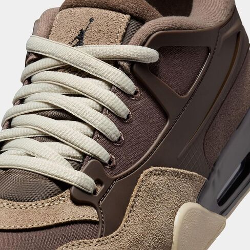 حذاء Air Jordan 4 RM للرجال (حجر حديدي/بني باروكي/عظم فاتح/زيتوني متوسط) in Saudi Arabia