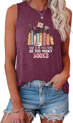 تونيك نسائي من BLACKMYTH مطبوع عليه رسومات Book Lover in Kuwait