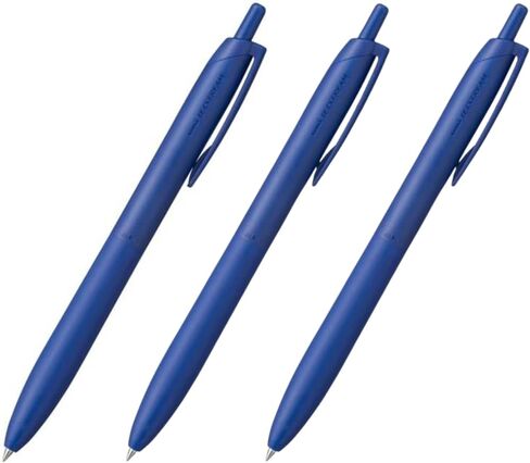 Mitsubishi Pencil, Permanent Ballpoint Pen, Jet Stream Light Touch Ink, 3 Fine Point Smooth Writing Pens, Blue Ink | 0.5mm | Japanese Stationery | Office Supplies | Japan Import in Kuwait