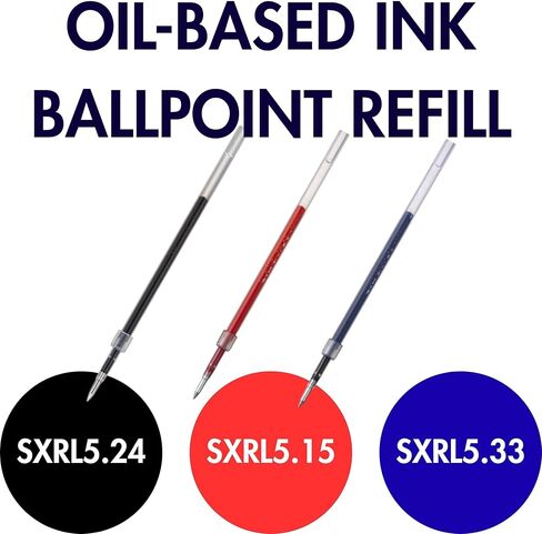 Mitsubishi Pencil, Permanent Ballpoint Pen, Jet Stream Light Touch Ink, 3 Fine Point Smooth Writing Pens, Blue Ink | 0.5mm | Japanese Stationery | Office Supplies | Japan Import in Kuwait