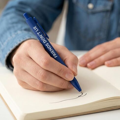 8 عبوات من أقلام حبر جاف أسود متوسط ​​النقطة 1 مم مع قبضة فائقة النعومة قلم بسن بلية للرجال والنساء قلم قابل للسحب in Kuwait