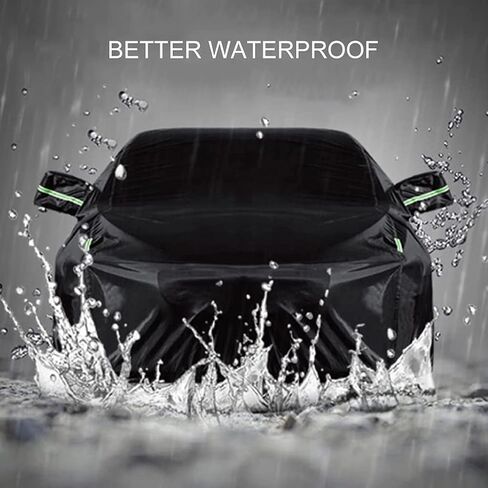 Car Cover Tarp Compatible with Mercedes-Benz SLK/SLC Class 180 200 230 250 280 300 320 350/AMG 32 43 55, Outdoor Car Covers for Automobiles All Weather Waterproof Car Tarpaulin with Storage Bag in Kuwait