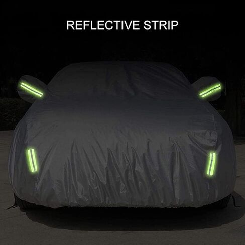 Car Cover Tarp Compatible with Mercedes-Benz SLK/SLC Class 180 200 230 250 280 300 320 350/AMG 32 43 55, Outdoor Car Covers for Automobiles All Weather Waterproof Car Tarpaulin with Storage Bag in Kuwait