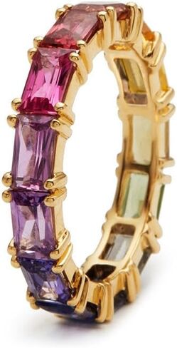 1pc Rainbow Women's Ring, Light And Delicate, Suitable For Daily And Date Wear in Saudi Arabia
