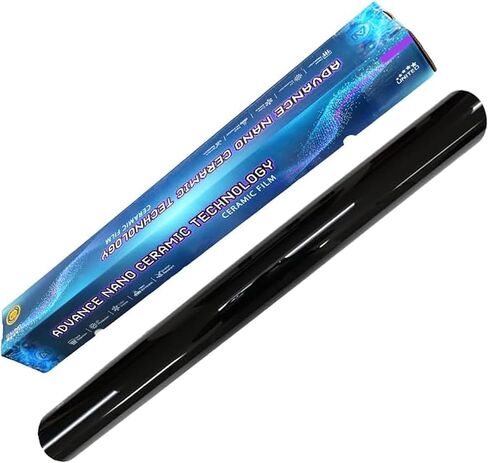United Window Tint Advance Ceramic 2Ply Nano Ceramic Film Up to 95% IR Rejection Easy Shrinkage Strong Adhesive High Clarity Window Tint Blocks 99% UV Rays (20%, 20" (20 Inch x 100 Feet)) in Kuwait