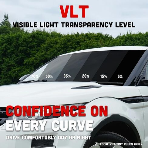 United Window Tint Advance Ceramic 2Ply Nano Ceramic Film Up to 95% IR Rejection Easy Shrinkage Strong Adhesive High Clarity Window Tint Blocks 99% UV Rays (20%, 20" (20 Inch x 100 Feet)) in Kuwait