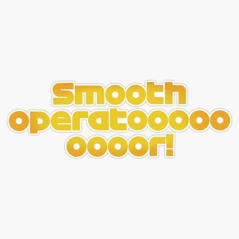 Carlos Sainz Smooth operator Bumper Sticker Vinyl Decal 5 inches in Saudi Arabia