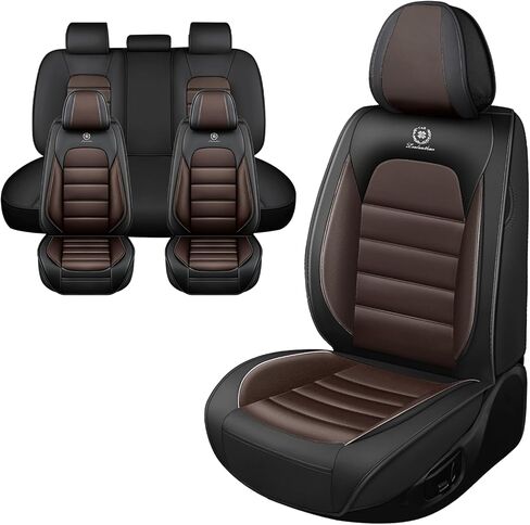 Car Seat Covers for Dodge Ram 3500 2004-2011,Waterproof Soft Breathable PU Leather Seat Cover with Storage Pockets(Black&Green,Full Set) in Saudi Arabia