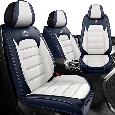 Car Seat Covers for Dodge Ram 3500 2004-2011,Waterproof Soft Breathable PU Leather Seat Cover with Storage Pockets(Black&Green,Full Set) in Saudi Arabia