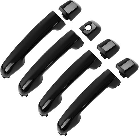Gledewen Exterior Door Handle 4Pcs Front Rear Driver Passenger Side, Compatible with 2010-2020 Lexus GX460 Toyota 4Runner, Replaces# 96636 96637 96638 in Saudi Arabia