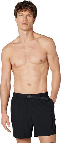 DKNY Men's Stretch Quick Dry Volley UPF 40+ Protection Swim Trunk in Saudi Arabia