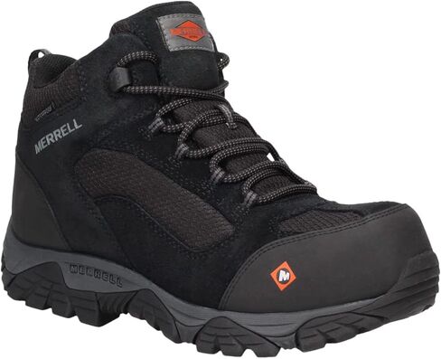 Merrell Work Men's Moab Onset Mid Waterproof Composite Toe Construction Boot in Saudi Arabia