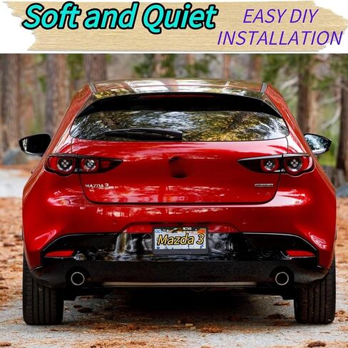 شفرة الممسحة الخلفية لمازدا 3 هاتشباك 2019-2025 2024 2023 2022 2021 2020 | Exact Fit Base 2.0 2.5 S Turbo Carbon Edition المفضل Premium Select Models جميع المواسم الخلفية الخلفية ممسحة الزجاج الأمامي in Kuwait