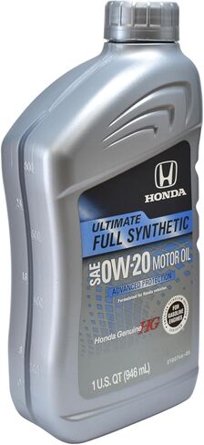 Honda 08798-9137 Ultimate Full Synthetic SAE 0W-20 Motor Oil (1 Quart) (6) in Saudi Arabia