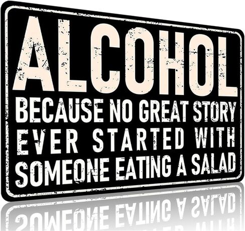 Funny Bar Sign Open Bar Proudly Serving Whatever You Bring Tin Sign for Home Bar Man Cave Garage Decor 8 X 12 Inch (3933) in Kuwait