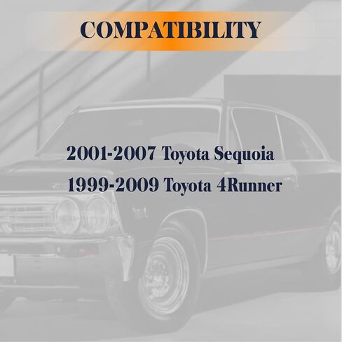 Key Fob Replacement Remote Key Fits for Toyota 4Runner 1999 2000 2001 2002 2003 2004 2005 2006 2007 2008 2009/ 2001-2007 Sequoia Keyless Entry Remote Control HYQ12BBX HYQ12BAN in Kuwait