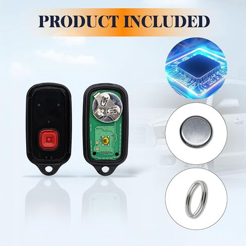 Key Fob Replacement Remote Key Fits for Toyota 4Runner 1999 2000 2001 2002 2003 2004 2005 2006 2007 2008 2009/ 2001-2007 Sequoia Keyless Entry Remote Control HYQ12BBX HYQ12BAN in Kuwait