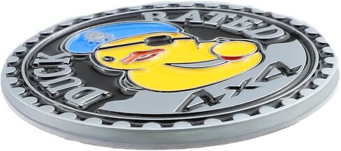 Cute Duck Rated Emblem 4 X 4 Car Sticker for Truck Compatible with Jeep Wrangler Vehicles (Cute Duck-2) in Saudi Arabia