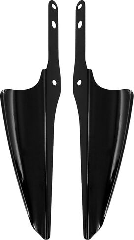 Front Fork Mount Wind Deflectors Windshield Fit for Harley Touring Street Glide Electra Glide Road King CVO FLHT FLHR FLHX 1995-2023 Black in Kuwait