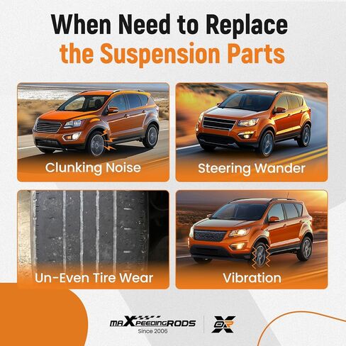 maXpeedingrods 2Pcs Rear Lower Forward Control Arm with Bushing for Ford Escape 2013-2018, K643292 in Saudi Arabia