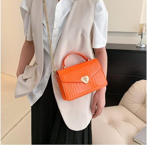 JHVYF Women Crossbody Shoulder Handbag Cute Cross-body Messenger Purse Satchel Casual Bag Evening Clutch Heart shaped bag in Saudi Arabia