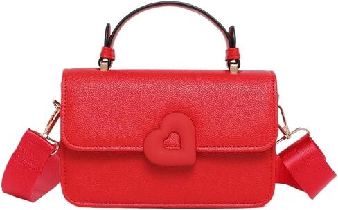 JHVYF Women Crossbody Shoulder Handbag Cute Cross-body Messenger Purse Satchel Casual Bag Evening Clutch Heart shaped bag in Saudi Arabia