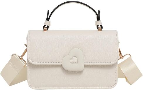 JHVYF Women Crossbody Shoulder Handbag Cute Cross-body Messenger Purse Satchel Casual Bag Evening Clutch Heart shaped bag in Saudi Arabia