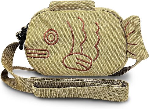 Mini Crossbody Bag, Canvas Small Crossbody Bag for Women, Fish-shaped Small Crossbody Bags Cute Mini Crossbody Bags in Saudi Arabia