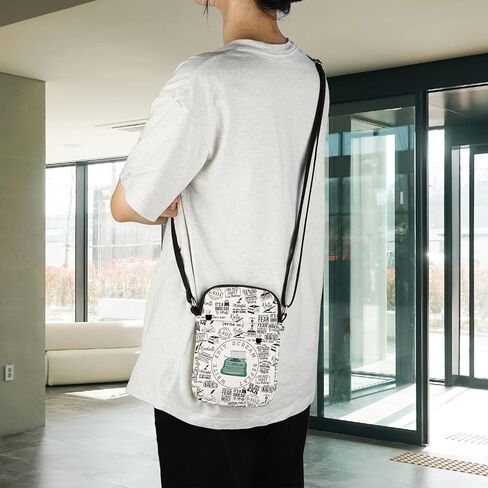 POFULL Editor Writing Gift Novel Writer Author Writer Themed Gift Writer Edit Scream Repeat Crossbody Bag in Saudi Arabia