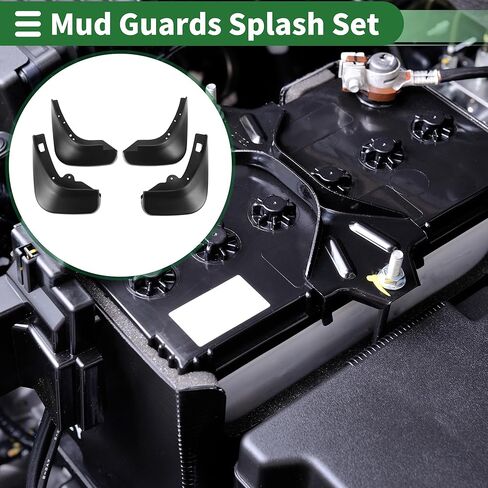 Motoforti Mud Flaps Splash Guards Mud Guards for Ford Focus (1.8) 2009-2014 W/Mount Accessories in Saudi Arabia