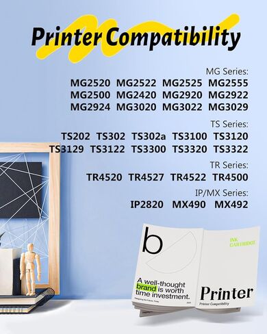 245XL Ink Cartridge Replacement for Canon 245XL Black Ink Cartridge PG-245 XL Black for Canon MX490 MX492 MG2520 MG2522 TR4522 TR4520 TR4500 TS202 TS3122 TS3320 TS3322 Printer (2 Black) in Kuwait