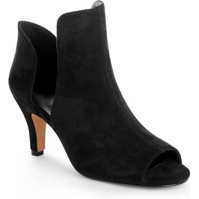 ANN CREEK Women's Heeled Sandals Open Peep Toe Ankle Booties for Women Slip on Mid Heels Casual Summer Dressy Prom Party Ladies in Kuwait