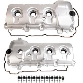 Aluminum Engine Valve Cover Compatible with Ford Flex Edge Fusion Taurus Lincoln MKS MKT MKX MKZ 2007-2012 3.5L V6 in Kuwait
