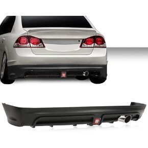 ANDPLAY Front Lower Bumper Grille Face Bar Compatible with Honda Civic 2017 2018 2019 2020 2021 Air Dam Deflector Black 71102TGGA5, HO1036129 in Kuwait