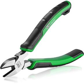 SK 6-Inch Diagonal Pliers, High Leverage Side Cutters, High Carbon Steel, Ergonomic Anti-slip Handle for Comfortable Grip in Kuwait