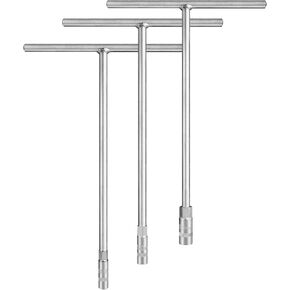 T - مجموعة مقابس المقبض، مجموعة مفاتيح ربط بمقبض T متري، 3 قطع (8 مم، 10 مم، 12 مم)، فولاذ Cr-V، 6 نقاط، لإصلاح الدراجة النارية والدراجة الترابية in Kuwait