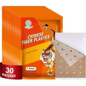 30 PCS Tiger Patches, 30 PCS Tiger Patches, Heat Patches, Chinese Red Tiger Hot Capsicum Patch, Relieving Back, Knee, Neck and Shoulder, Joint & Muscle in Kuwait