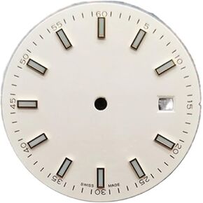 قرص ساعة Youngran 31 مم متوافق مع 2836 8215 قرص ساعة مضيء باللون الأزرق والأخضر 316 من الفولاذ المقاوم للصدأ 31 مم قرص معدل مقاوم للماء (اللون: مسمار أبيض وردي) in Kuwait