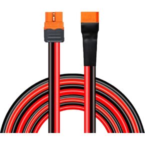 كابل تمديد XT60i ذكر إلى أنثى، سلك سيليكون 5FT 10AWG لمولدات الطاقة الشمسية ومحطات الطاقة المحمولة in Kuwait