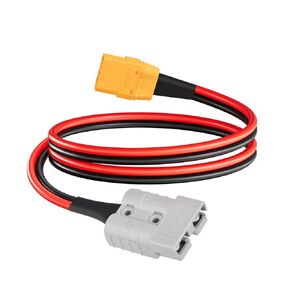 Anderson SB50 Battery Quick Connect/Disconnect to XT90 Female Cable 10AWG SB50-XT90 Connector Cable for Forklift Trucks Battery Power Transfer(6FT) in Saudi Arabia