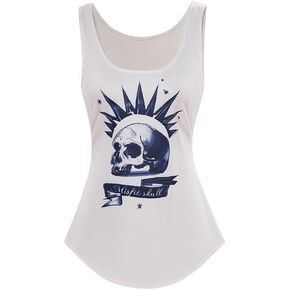 VintageCos Game Life Cosplay Strange Price Costume White Sleeveless Shirt Vest Tops Female Halloween in Kuwait