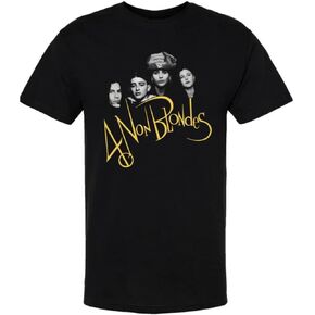 4 Non Blondes Men's Classic Photo T-Shirt Black | Officially Licensed Merchandise in Kuwait