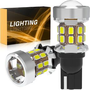 912 921 LED Bulb Reverse Light Bulb, 600% Brighter T15 906 904 916 W16W for Backup Lights with Projector, 6000K White Non-polarity Replacement Trunk Cargo 3rd Brake Stop Lights, Pack of 2 in Saudi Arabia