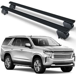 Heavy Duty 300 LBS Roof Rack Cross Bars Compatible with 2021-2025 Chevrolet Tahoe, Chevy Suburban, GMC Yukon & Yukon XL, Cadillac Escalade ESV with Side Rails, Adjustable & Lockable in Kuwait